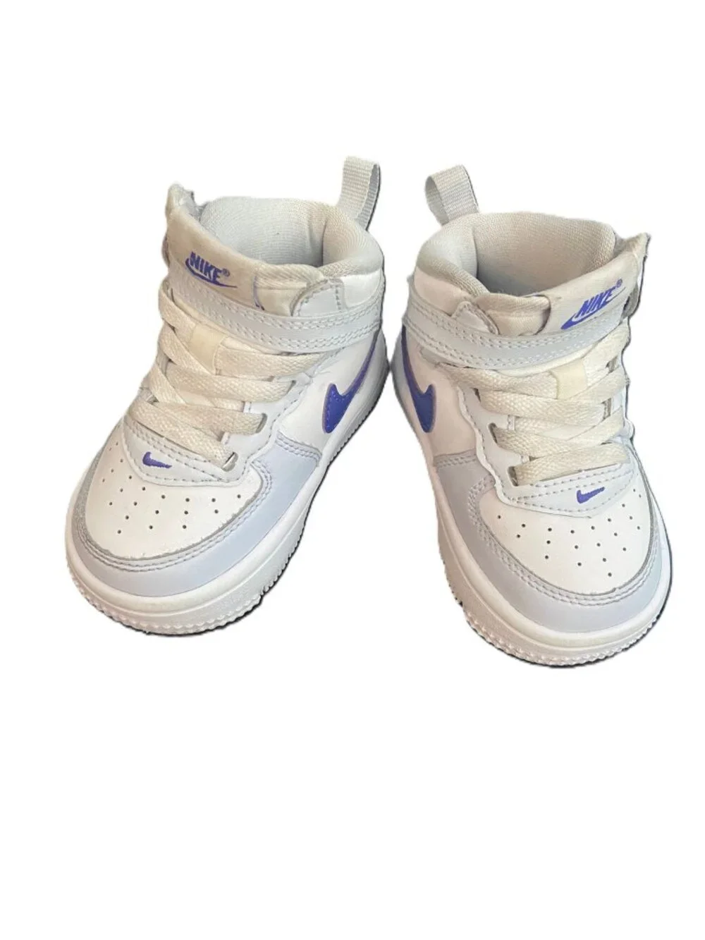 Nike Force 1 Mid EasyOn Sneakers Baby Toddler Unisex Shoes Size 4 - Picture 3 of 7
